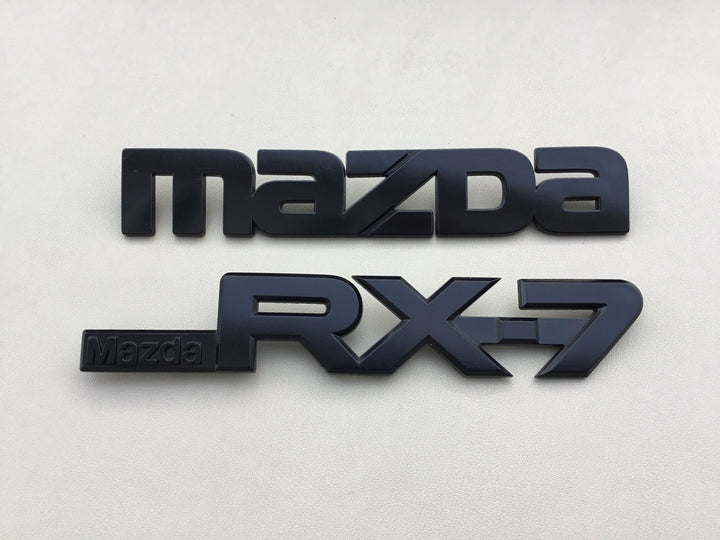1986-1991 Mazda RX-7 Trunk Emblem Set