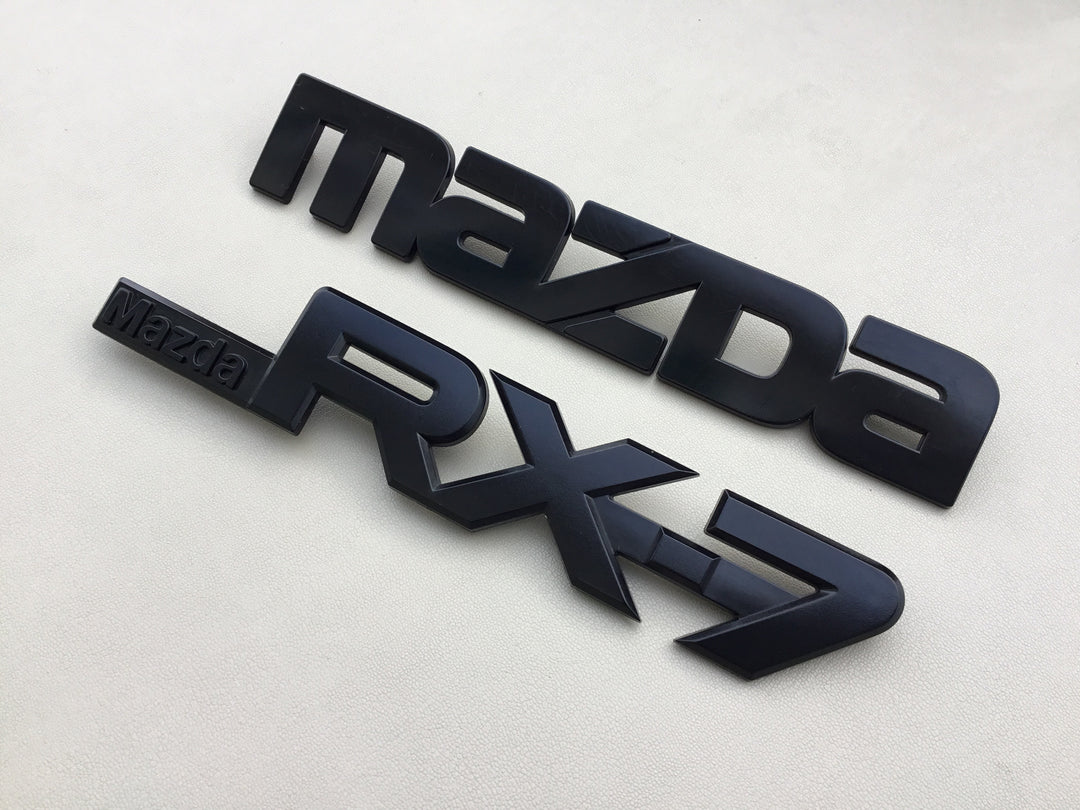 1986-1991 Mazda RX-7 Trunk Emblem Set