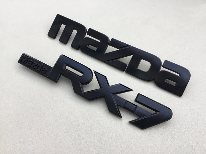 1986-1991 Mazda RX-7 Trunk Emblem Set