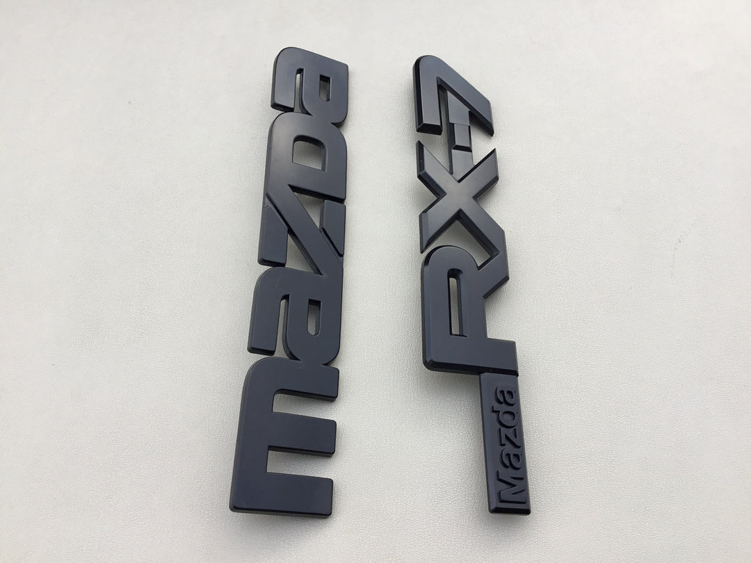 1986-1991 Mazda RX-7 Trunk Emblem Set