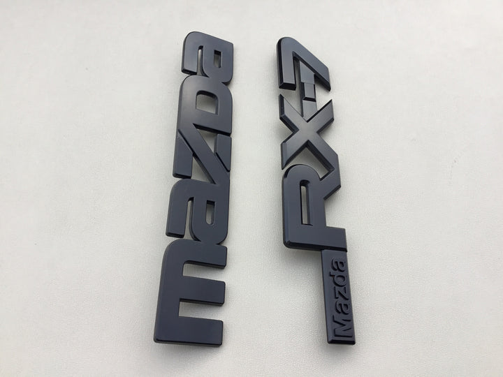 1986-1991 Mazda RX-7 Trunk Emblem Set