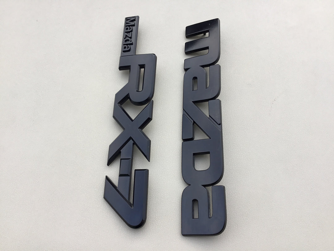 1986-1991 Mazda RX-7 Trunk Emblem Set