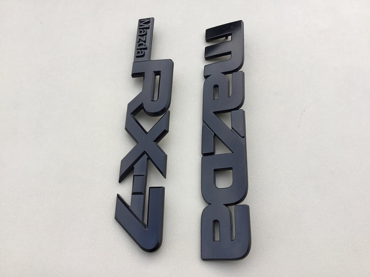1986-1991 Mazda RX-7 Trunk Emblem Set