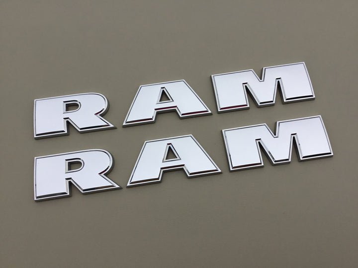 2009-2018 Dodge Ram 1500 2500 3500 Door Emblem Set
