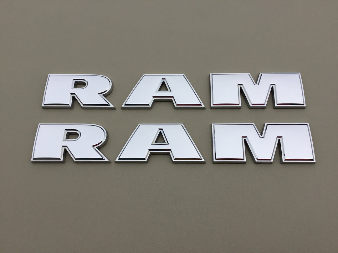 2009-2018 Dodge Ram 1500 2500 3500 Door Emblem Set