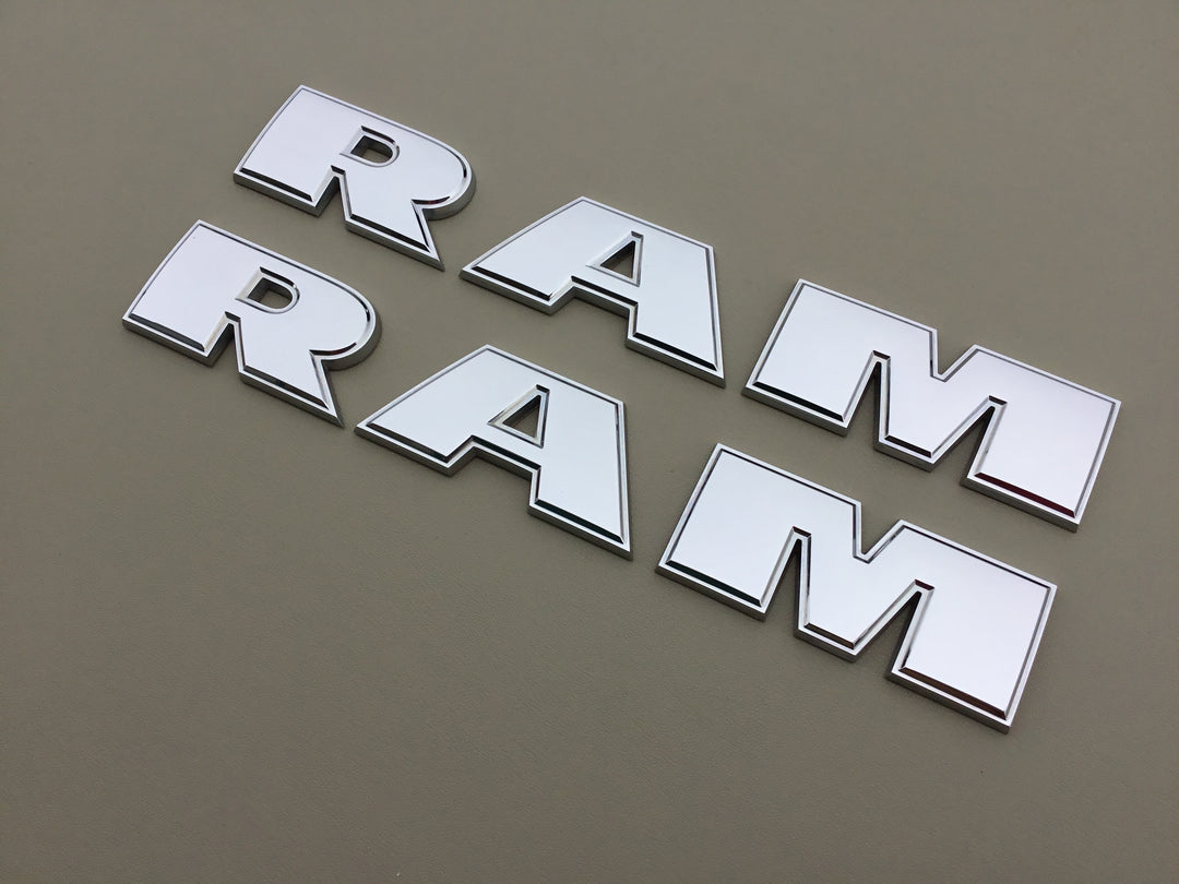 2009-2018 Dodge Ram 1500 2500 3500 Door Emblem Set