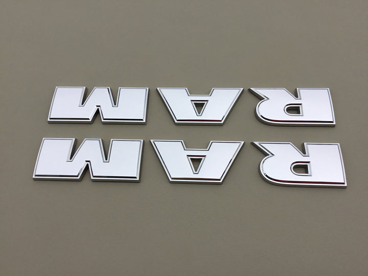2009-2018 Dodge Ram 1500 2500 3500 Door Emblem Set