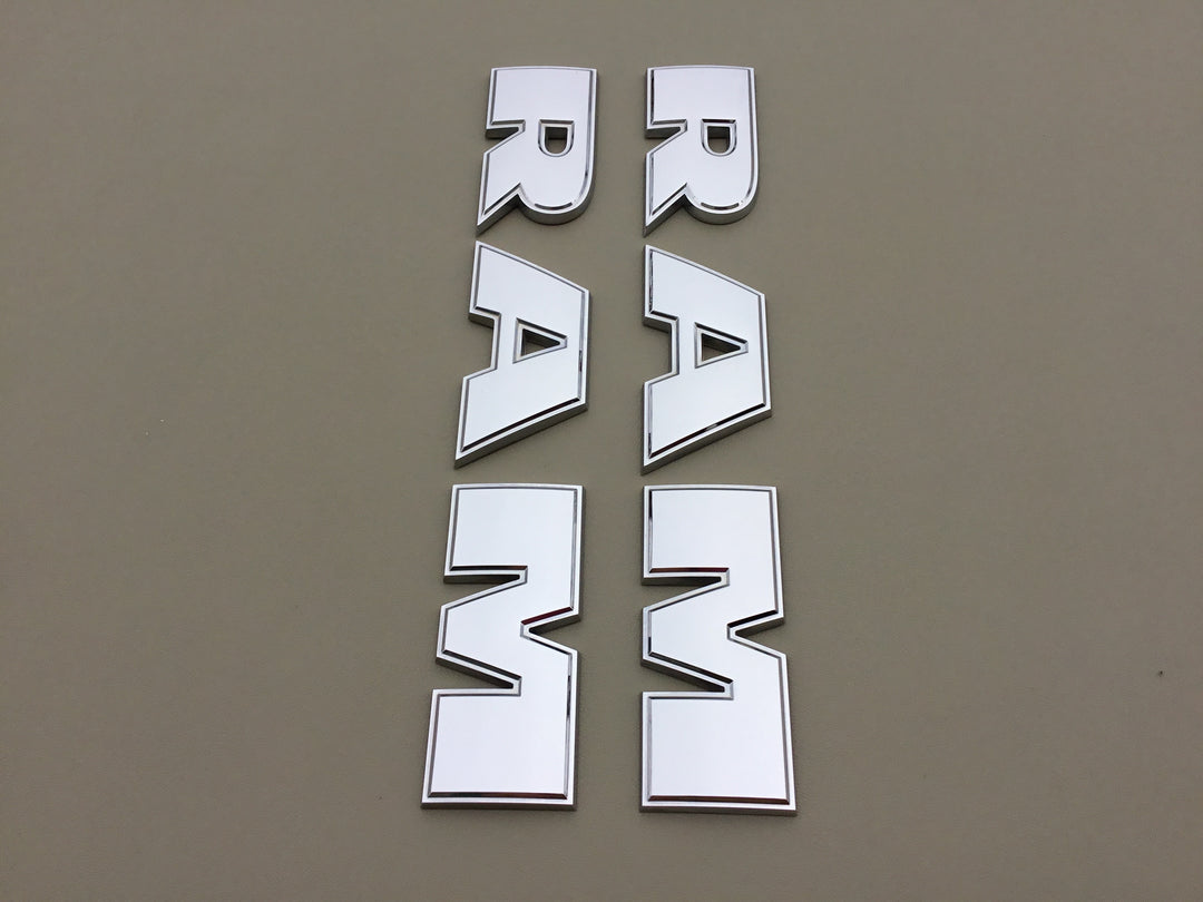 2009-2018 Dodge Ram 1500 2500 3500 Door Emblem Set