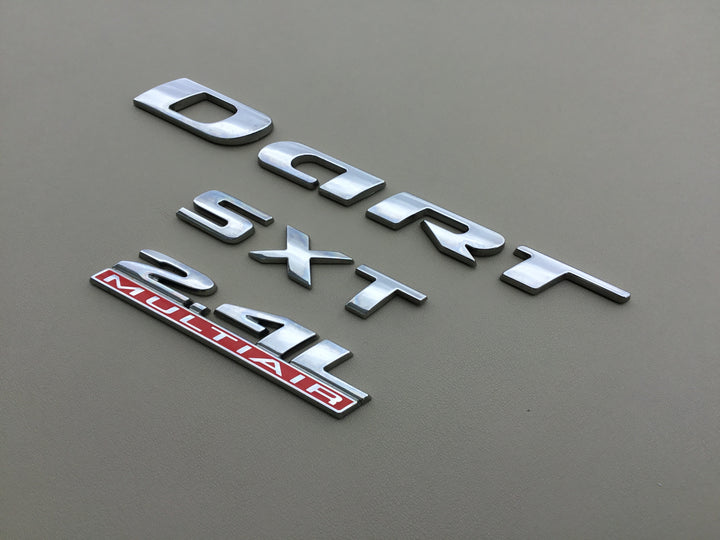 2014-2016 Dodge Dart SXT 2.4L MultiAir Trunk Emblem Set