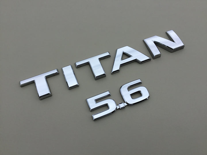 2004-2015 Nissan Titan 5.6 Tailgate Emblem Set