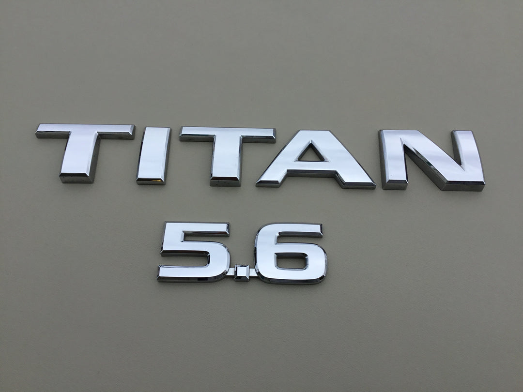 2004-2015 Nissan Titan 5.6 Tailgate Emblem Set