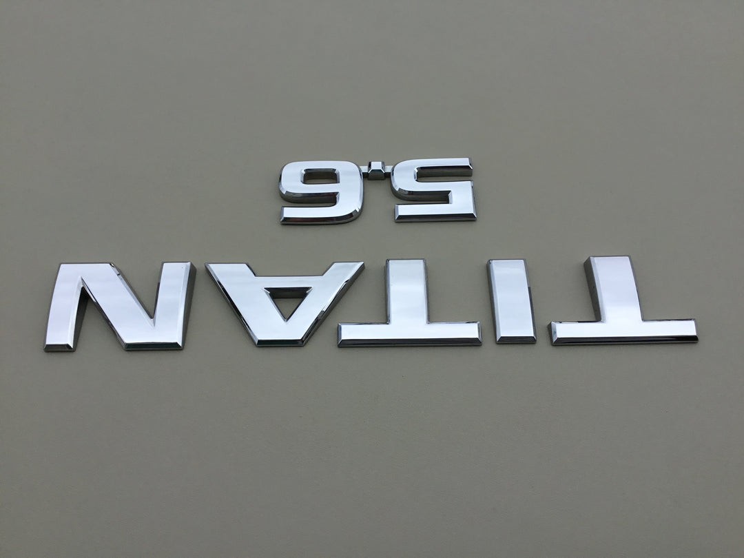 2004-2015 Nissan Titan 5.6 Tailgate Emblem Set