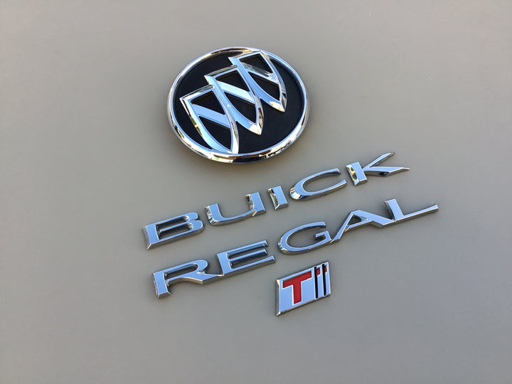 2011-2013 Buick Regal T Trunk Emblem Set