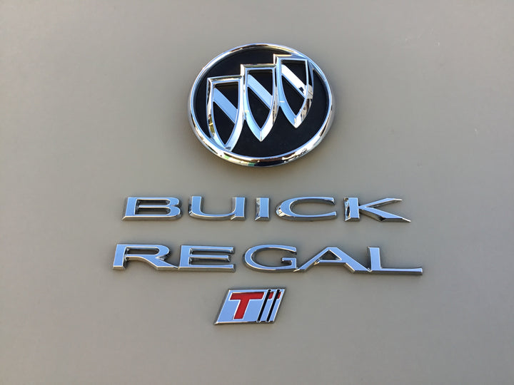 2011-2013 Buick Regal T Trunk Emblem Set