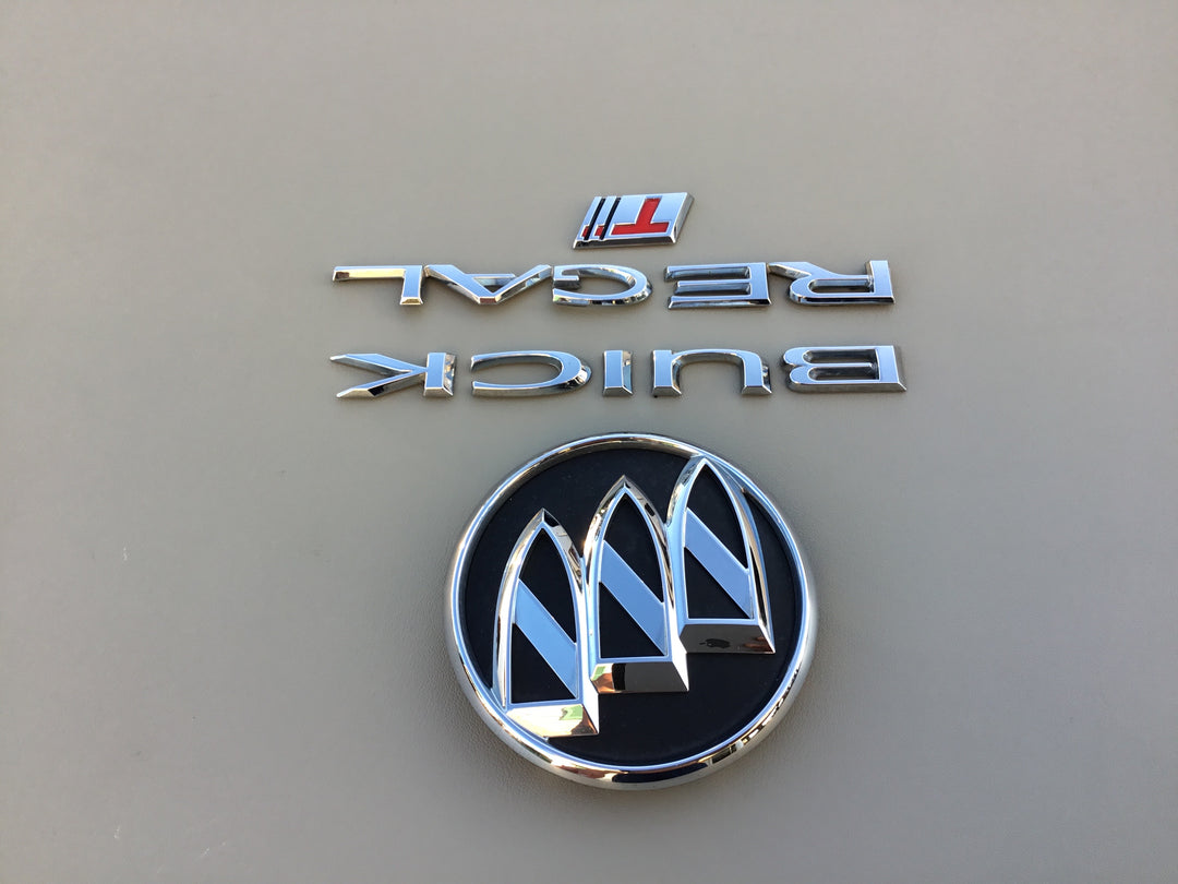 2011-2013 Buick Regal T Trunk Emblem Set