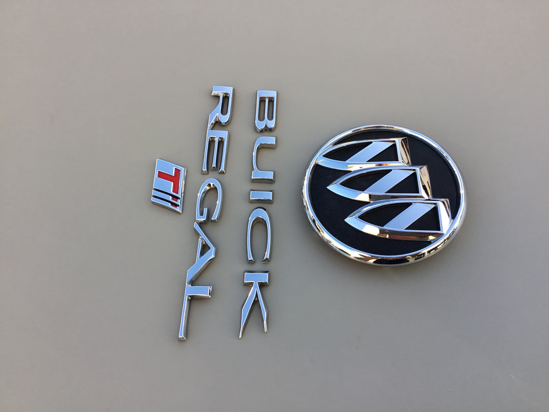 2011-2013 Buick Regal T Trunk Emblem Set