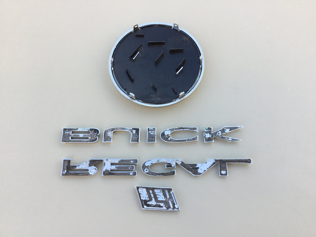 2011-2013 Buick Regal T Trunk Emblem Set