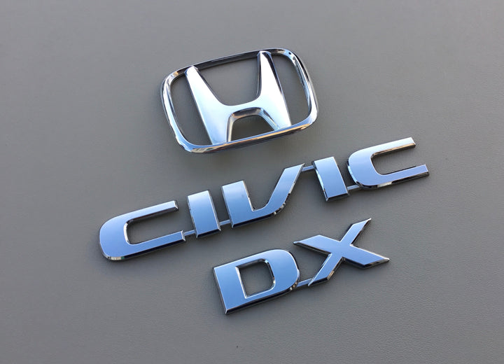 2001-2005 Honda Civic DX Trunk Emblem Set