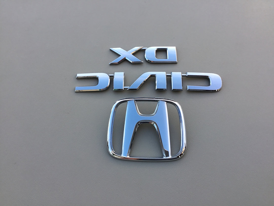 2001-2005 Honda Civic DX Trunk Emblem Set