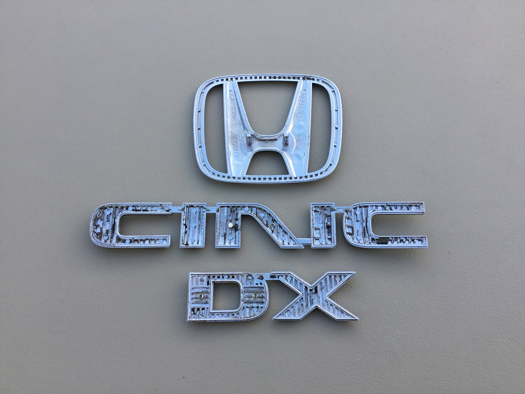 2001-2005 Honda Civic DX Trunk Emblem Set