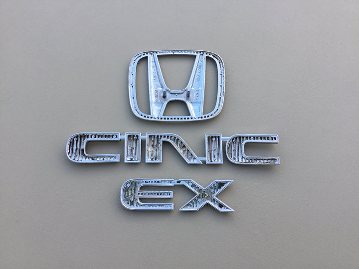 2001-2005 Honda Civic EX Sedan Trunk Emblem Set