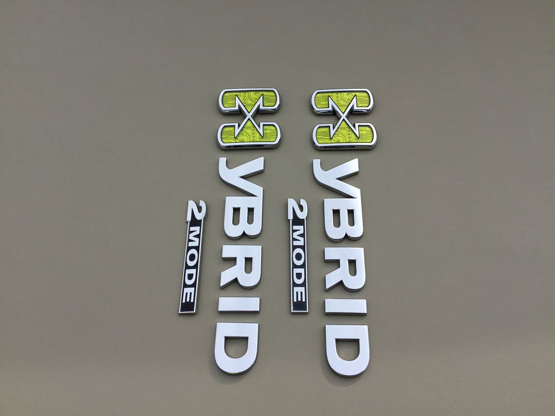 2007-2014 Chevrolet Tahoe GMC Yukon Hybrid 2 Mode Fender Emblem Set