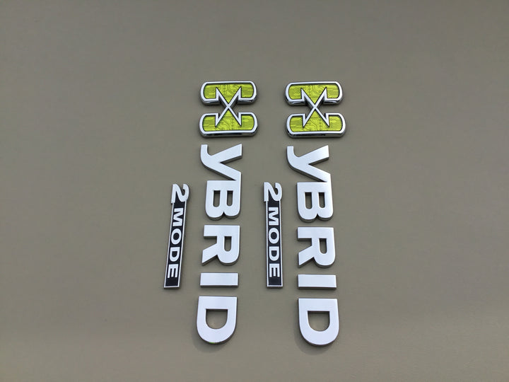 2007-2014 Chevrolet Tahoe GMC Yukon Hybrid 2 Mode Fender Emblem Set