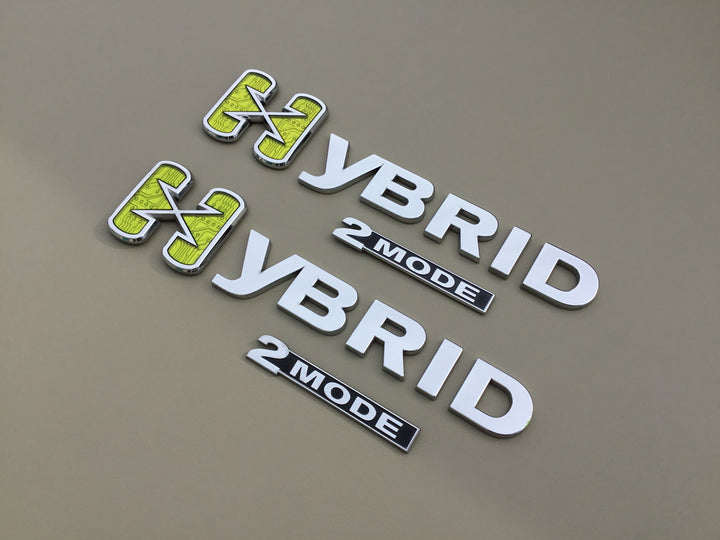 2007-2014 Chevrolet Tahoe GMC Yukon Hybrid 2 Mode Fender Emblem Set