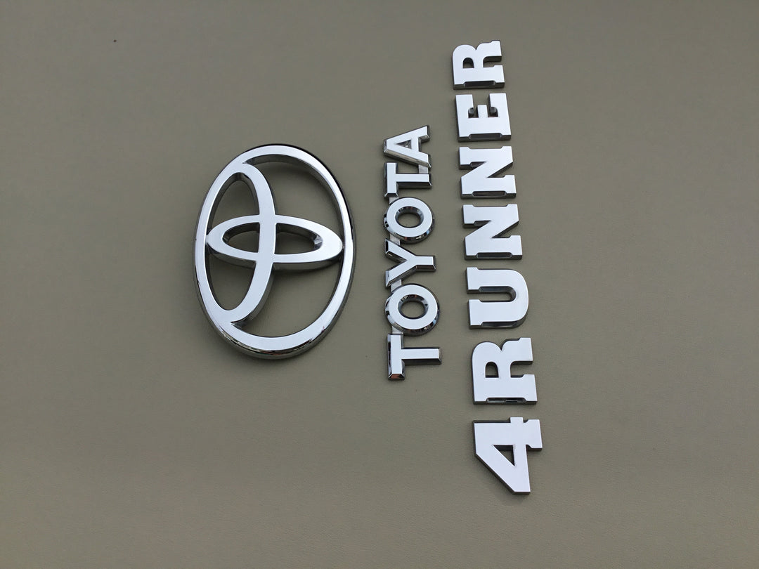 2003-2009 Toyota 4Runner Tailgate Emblem Set