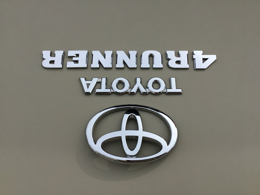 2003-2009 Toyota 4Runner Tailgate Emblem Set