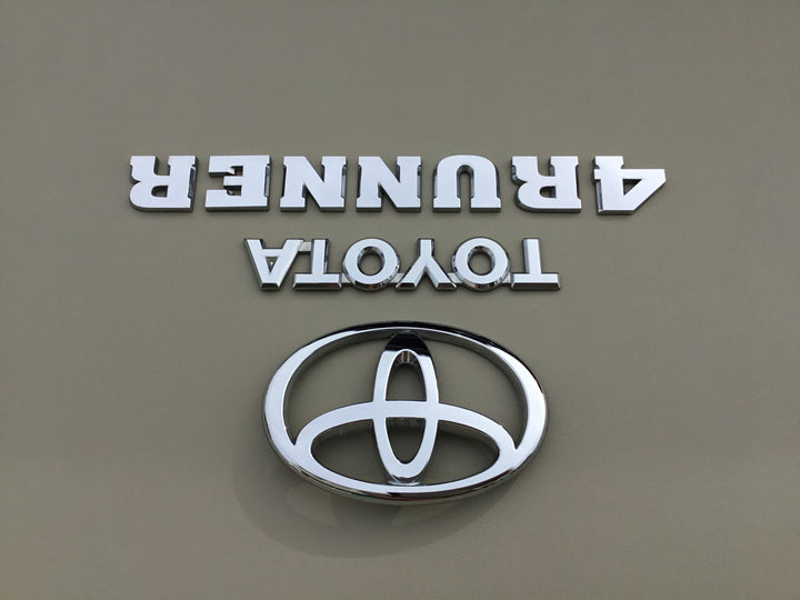 2003-2009 Toyota 4Runner Tailgate Emblem Set