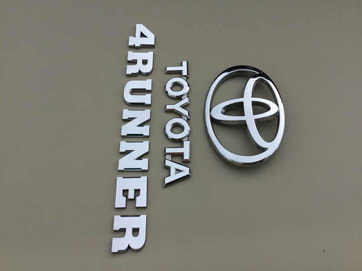 2003-2009 Toyota 4Runner Tailgate Emblem Set