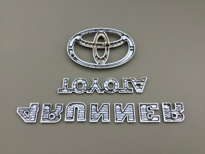 2003-2009 Toyota 4Runner Tailgate Emblem Set