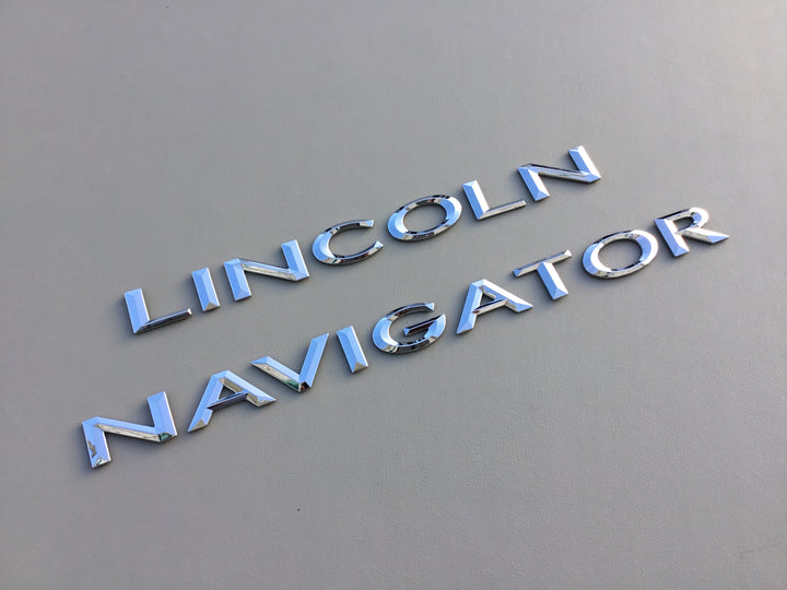 2007-2014 Lincoln Navigator Tailgate Letter Emblem Set