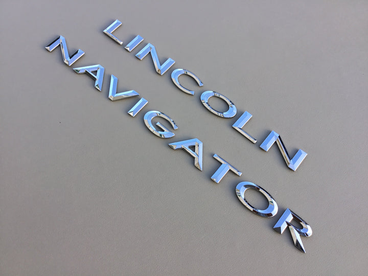 2007-2014 Lincoln Navigator Tailgate Letter Emblem Set