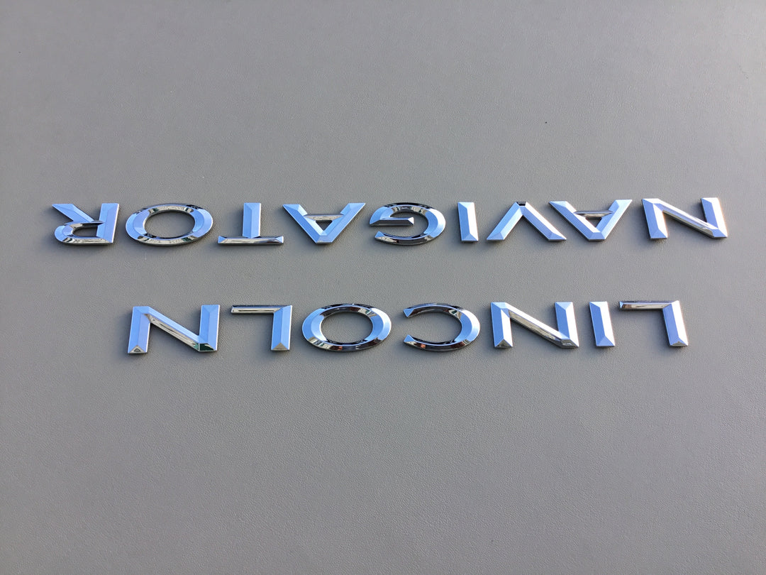 2007-2014 Lincoln Navigator Tailgate Letter Emblem Set