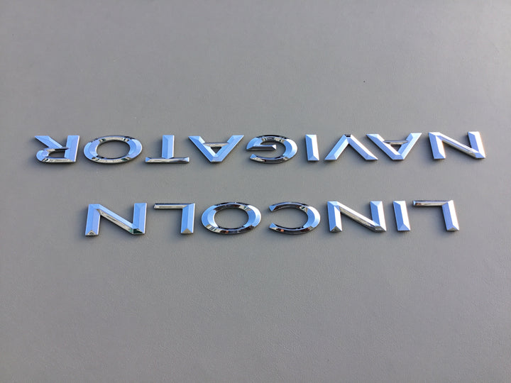 2007-2014 Lincoln Navigator Tailgate Letter Emblem Set