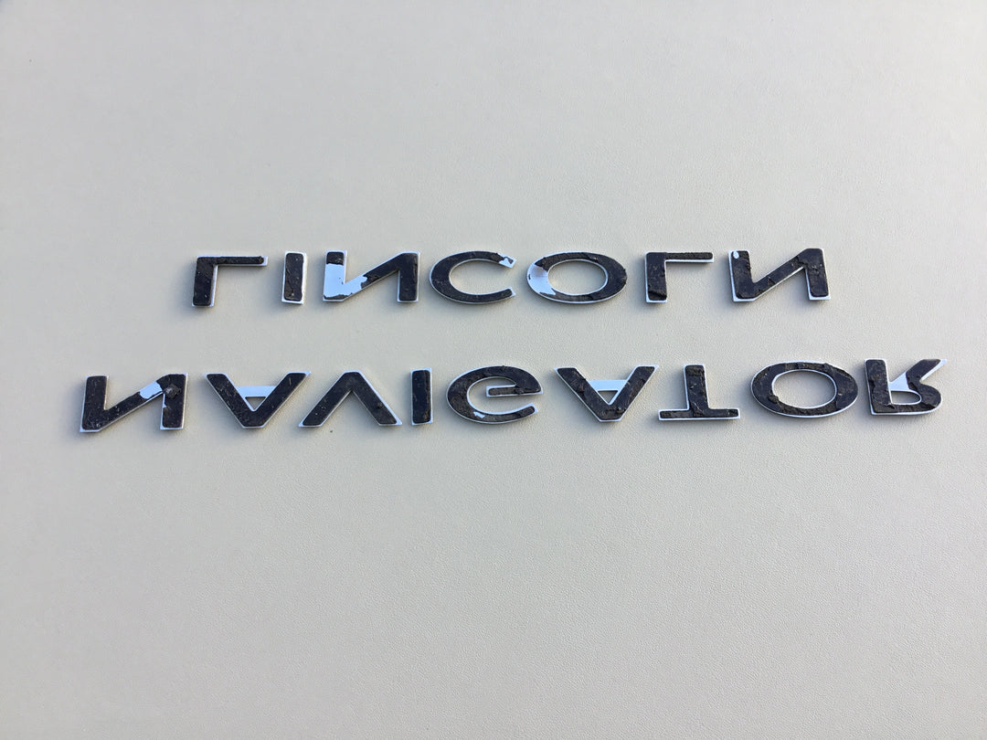 2007-2014 Lincoln Navigator Tailgate Letter Emblem Set