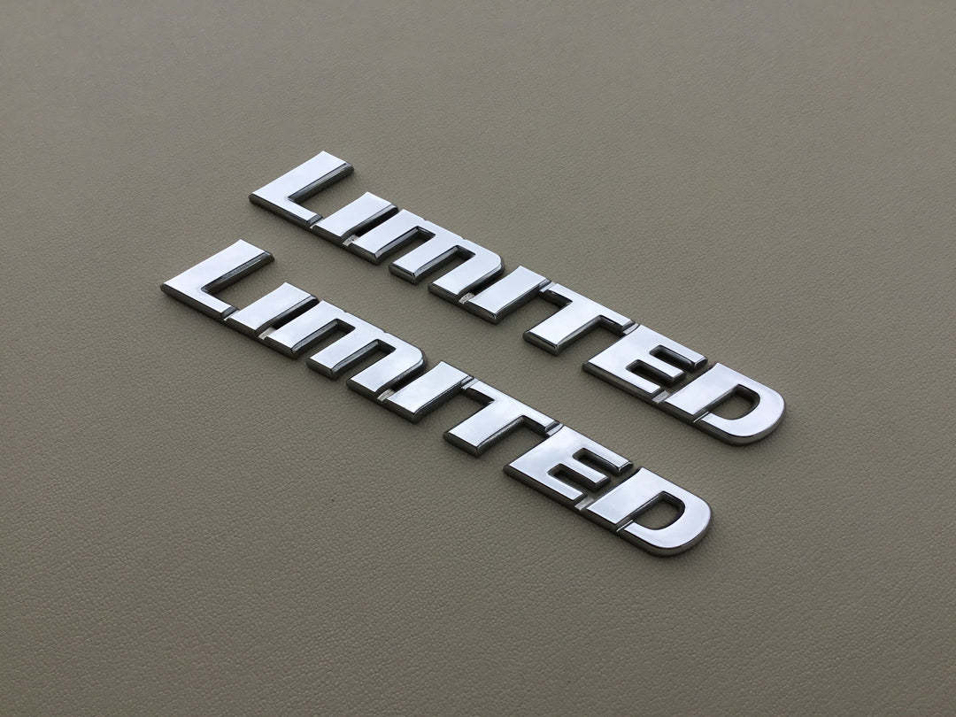 1996-2002 Toyota 4Runner Limited Side Sail Panel Emblem Set