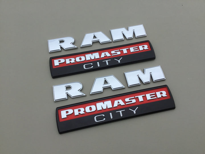 2015-2022 Dodge Ram ProMaster City Fender Emblem Set