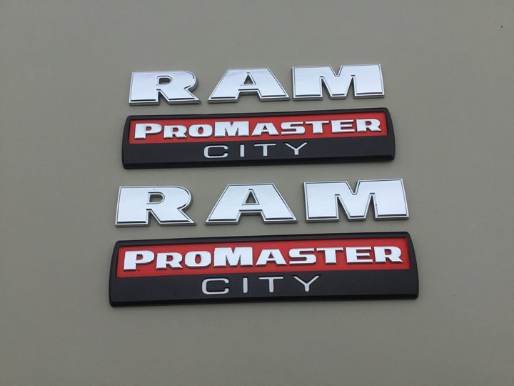2015-2022 Dodge Ram ProMaster City Fender Emblem Set