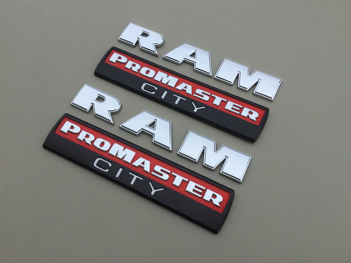 2015-2022 Dodge Ram ProMaster City Fender Emblem Set