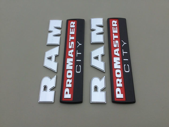 2015-2022 Dodge Ram ProMaster City Fender Emblem Set
