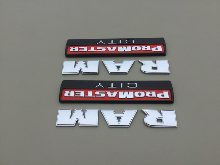 2015-2022 Dodge Ram ProMaster City Fender Emblem Set