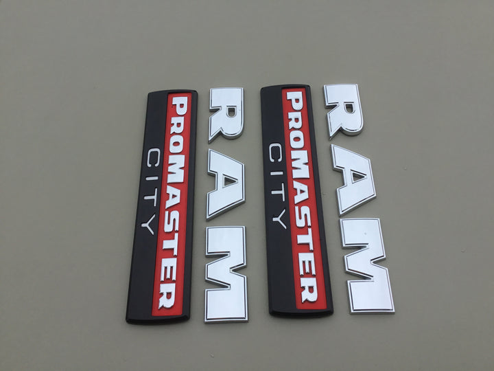 2015-2022 Dodge Ram ProMaster City Fender Emblem Set