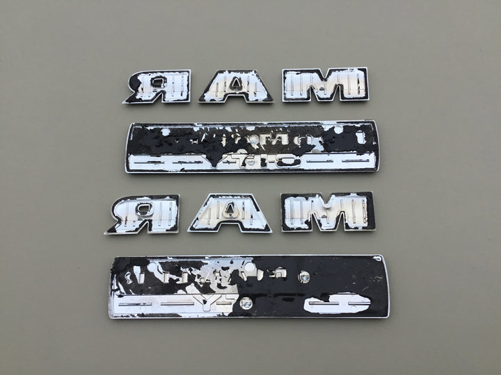 2015-2022 Dodge Ram ProMaster City Fender Emblem Set