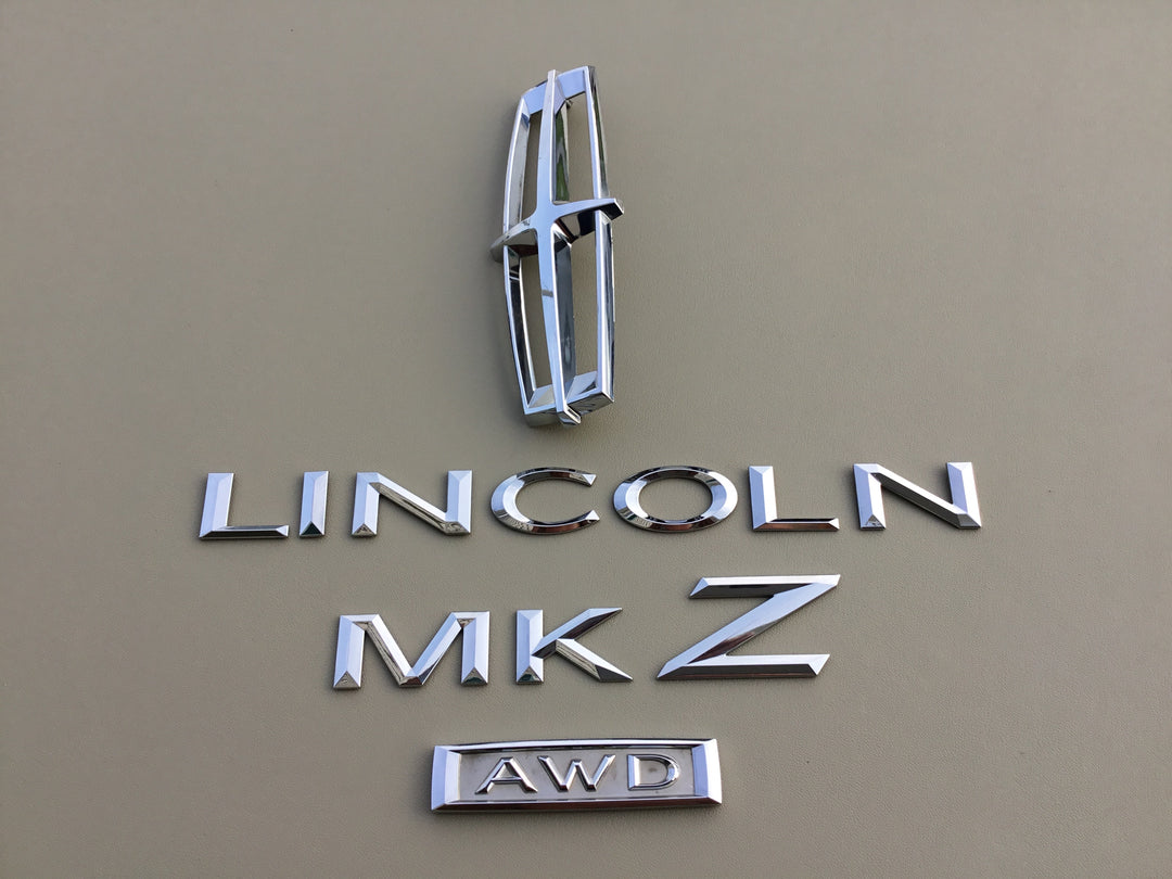 2006-2009 Lincoln MKZ AWD Trunk Emblem Set