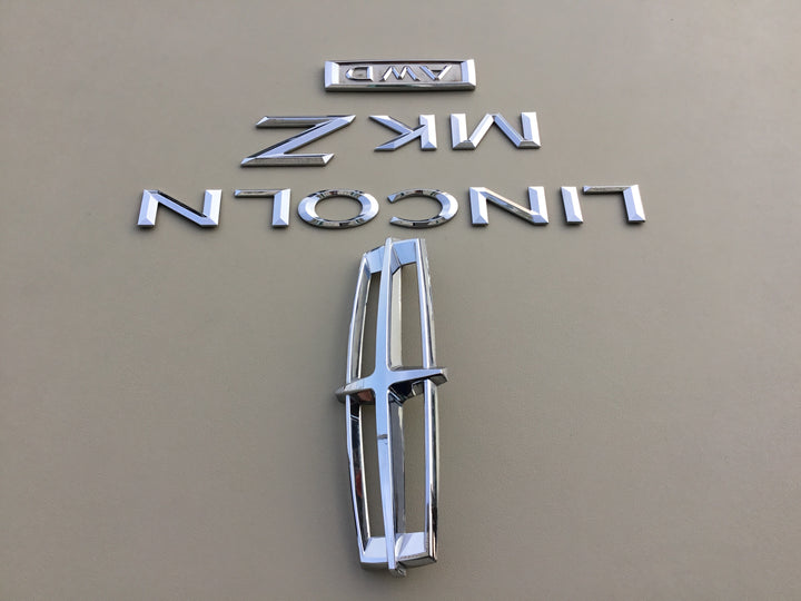 2006-2009 Lincoln MKZ AWD Trunk Emblem Set