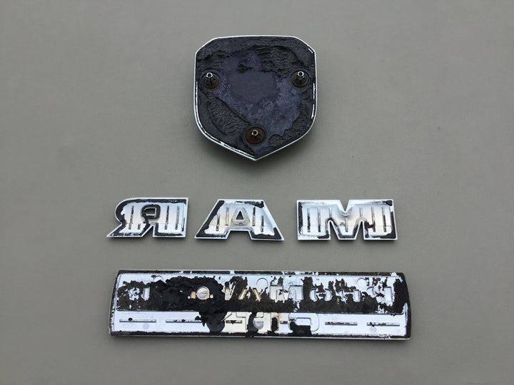 2015-2022 Dodge Ram ProMaster City Tailgate Emblem Set