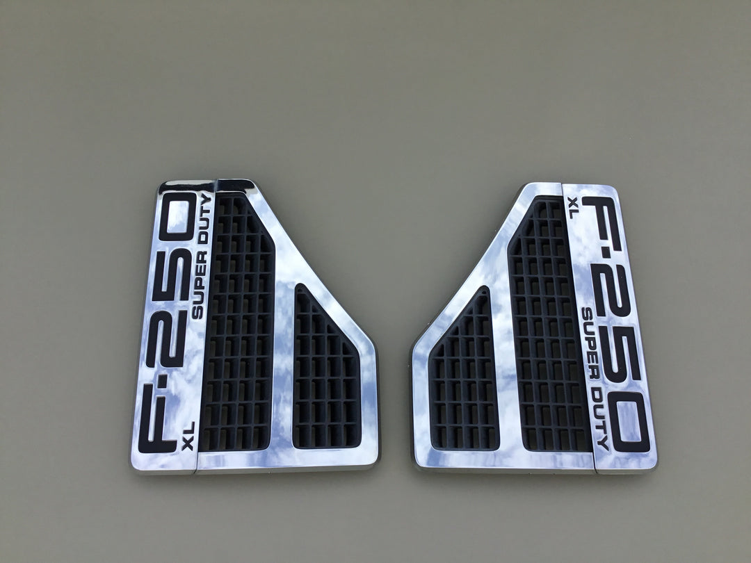 2008-2010 Ford F-250 XL Super Duty Fender Emblem Set